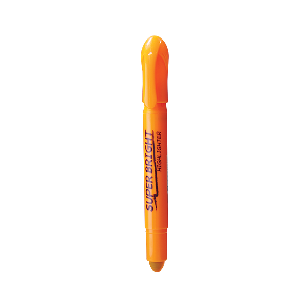 ปากกาเน้นข้อความซุปเปอร์ไบรท์ ส้ม ตราช้าง