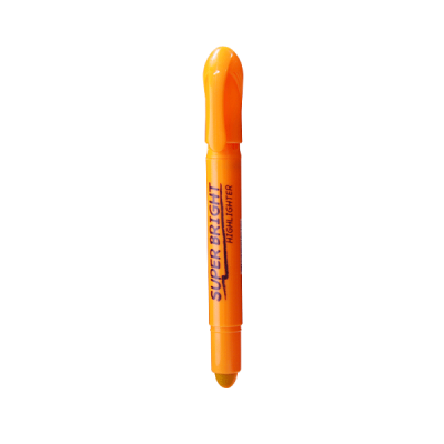 ปากกาเน้นข้อความซุปเปอร์ไบรท์ ส้ม ตราช้าง